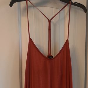 Banana Republic T-Back Drawstring Waist Maxi Dress